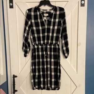 Black and White Checkered Dress